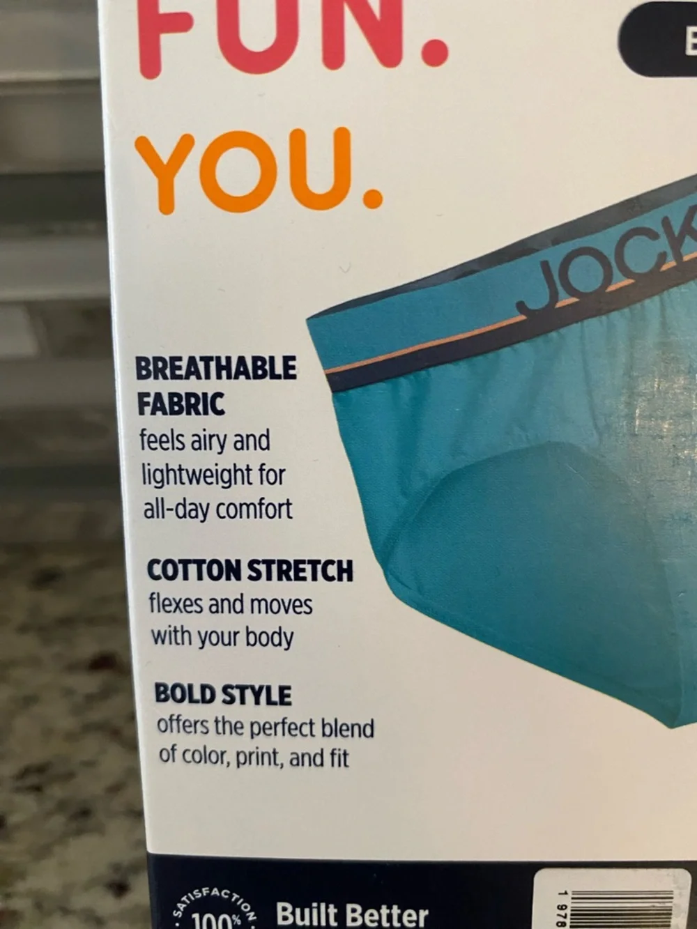 Jockey mens xl 40-42 briefs underwear cotton stretch 3 pairs green blue NEW